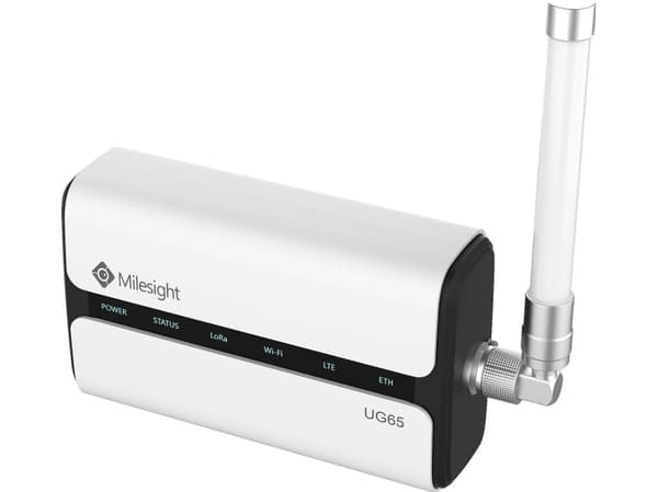 Milesight UG65 - Gateway - 1GbE - LoRaWAN, Wi-Fi - 2.4 GHz - molnhanterad bords-/vägg-/pollmonterbar