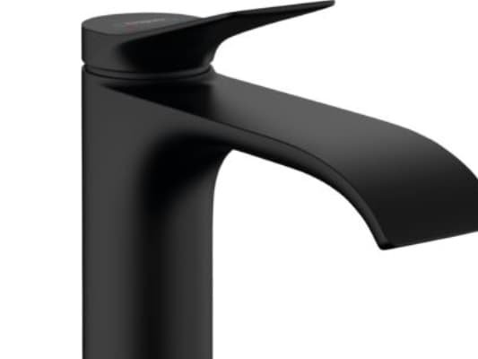 hansGrohe Vivenis 1-grebs håndvaskarmatur 110 uden bundventil mat sort