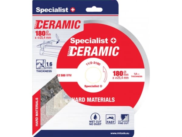 Timanttihiomalaikka Specialist CERAMIC 11/2-3180; 180 mm