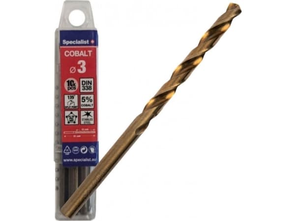 Wiertło Specialist+ Specialist+ Cobalt met. gr. 3 mm 10vnt