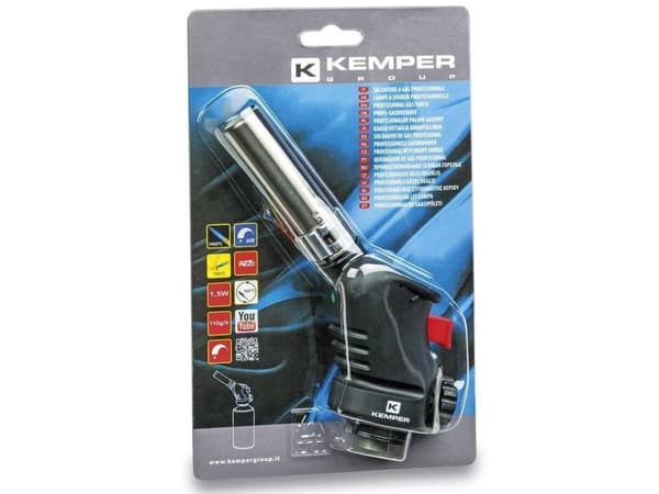 Kemper Group 1060, Håndholdt blåselampe, Lodding, Stål, Piezo (høyttaler), Sort, Sort
