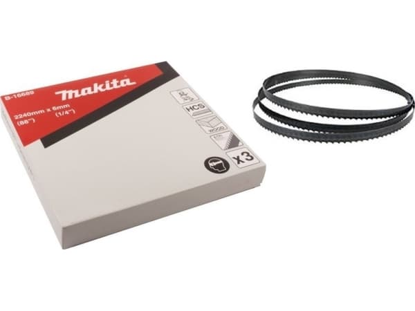 Makita - Bandsågsblad - för trä - 3 delar - längd: 2240 mm - bredd: 6 mm - för Makita LB 1200 F
