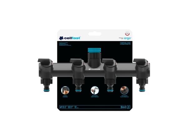 CELLFAST 53-240, Krananslutning, 1 3/4 1/2", Glasfibrer, Svart