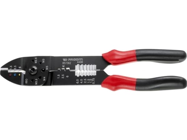 Facom 449B Krympetang Isolerede kabelsko;, Isolerede kabelforbindelser 1.5 til 6 mm²