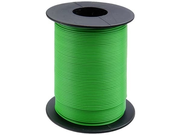 Donau Elektronik 125-S25-4 Tråd 1 x 0.25 mm² Grøn 25 m