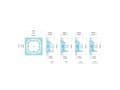 Miniatyrbilde 2 av 5: Shelly Wall Switch 4 - white