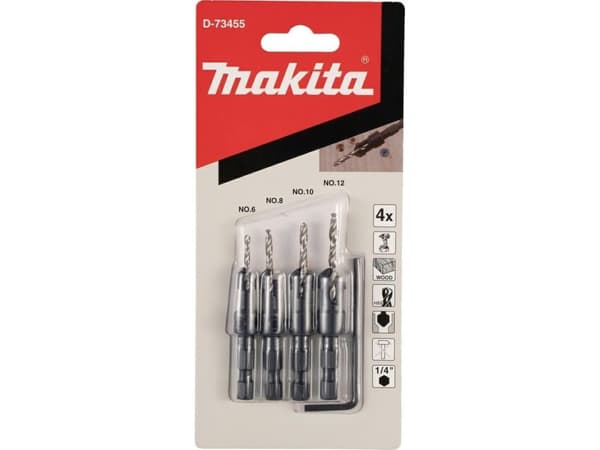 MAKITA PEDDING KIT 4 st. med hål 2,4/2,8/3,2/3,6mm
