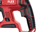 Pikkukuva 5 / 5: Flex CHE 18.0-EC, SDS Plus, Musta, Punainen, Harjaton moottori, 1,8 cm, 1400 RPM, 4500 RPM