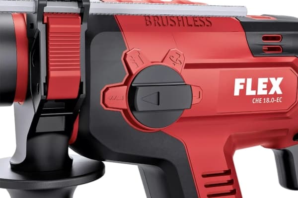 Flex CHE 18.0-EC, SDS Plus, Sort, Rød, Børsteløs motor, 1,8 cm, 1400 RPM, 4500 RPM