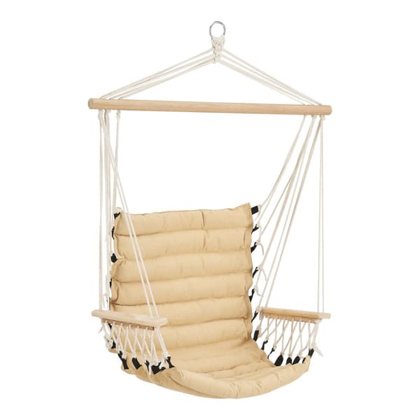 Hängstol Bariloche 50x55x45 cm beige [en.casa]