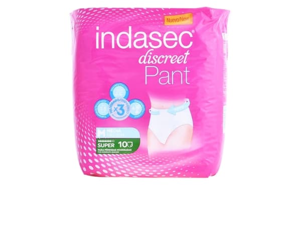 Indasec Pant Super Medium Size 10 vnt