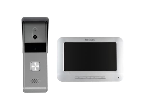 Hikvision DS-KIS203T - Videointerntelefonssystem - kablet - 7" LCD - 1 kamera(er) - CMOS