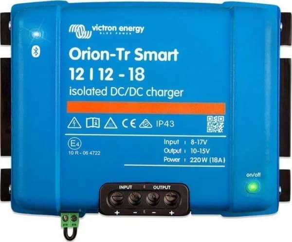 Victron Energy Orion-Tr Smart 12/12-18A DC-DC isoleret oplader 12/12-18A DC-DC isoleret oplader