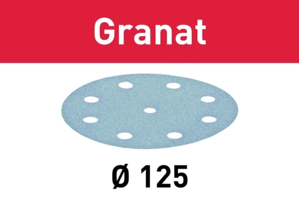 Slippapper FESTOOL Granat STF D125/8 P400