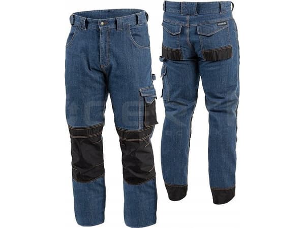 Högert Technik EMS suojahousut denim sininen XL (54)