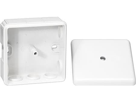 Schneider Electric Hermetisk låda n/t hermetisk låda ihålig 87x87x39mm IP65 RAL9003 IMT34076