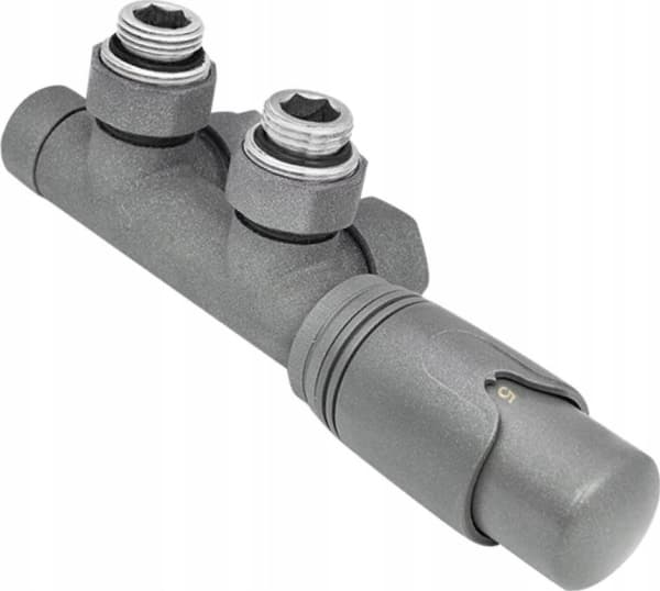 Perfexim PHA-036G Thermostat kit. angular with the following preliminary to the heating connection, graphite