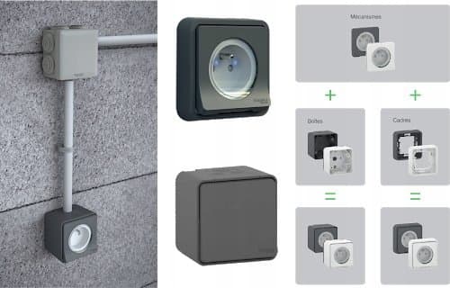 Schneider Electric Mureva Style Antrasiitti painike MUR35026