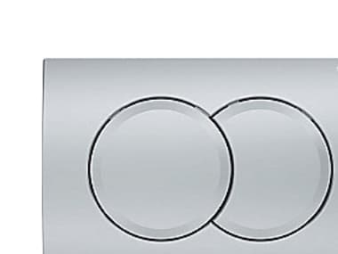 Geberit betj. plade Delta01 - til dobbeltskyl: Matforkromet.
