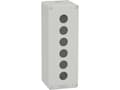 Pikkukuva 2 / 5: Schneider Electric Harmony XAP Control riipus tyhjä harmaa 6 reikää XAPD4506 XAPD4506