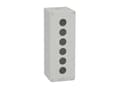 Pikkukuva 1 / 5: Schneider Electric Harmony XAP Control riipus tyhjä harmaa 6 reikää XAPD4506 XAPD4506