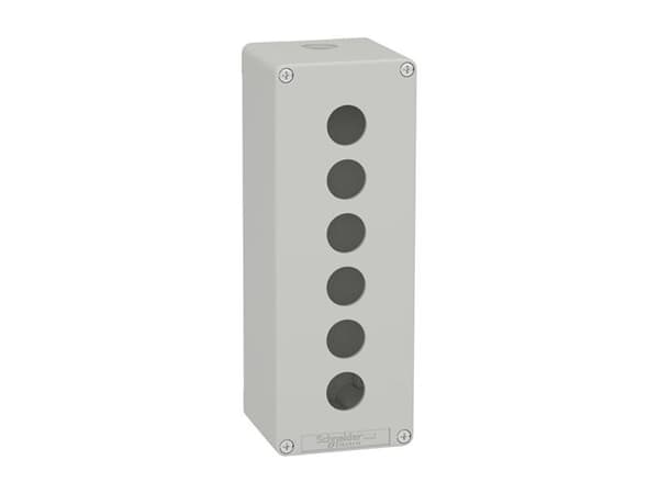 Schneider Electric Harmony XAP Control riipus tyhjä harmaa 6 reikää XAPD4506 XAPD4506