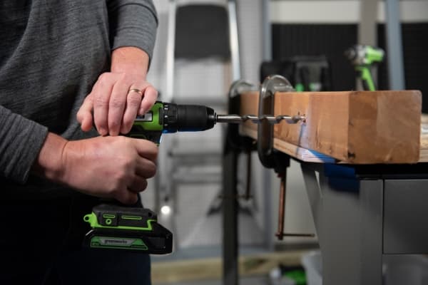 Greenworks GD24DD35 Drill 24V - Inkl. 2 Ah batteri og lader