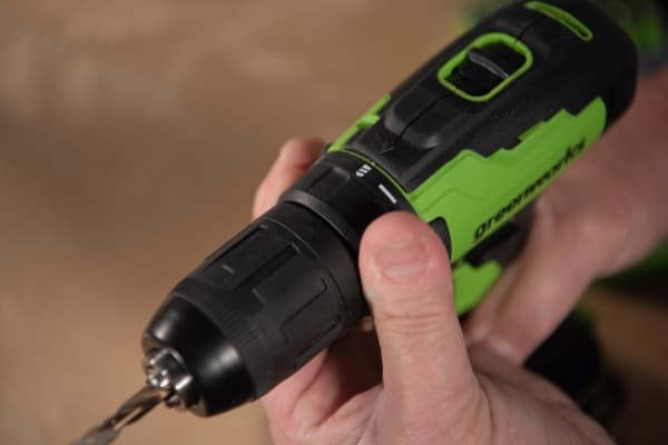 Greenworks GD24DD35 Drill 24V - Inkl. 2 Ah batteri og lader