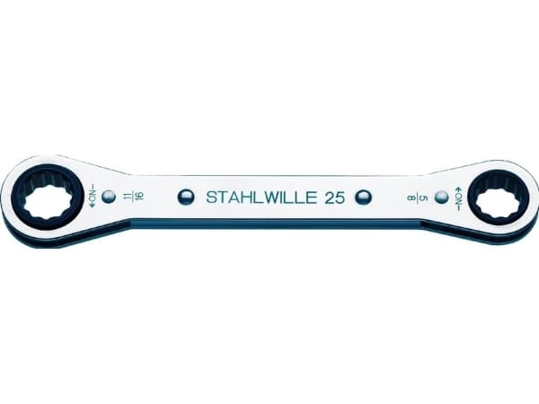 Stahlwille 25AN 5/16 X 11/32 RACK RING WRENCH 41562022 Dubbel skiftnyckel