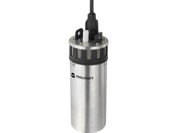 TOOLCRAFT TO-7159143 Dybbrøndspumpe 390 l/h 24 V/DC