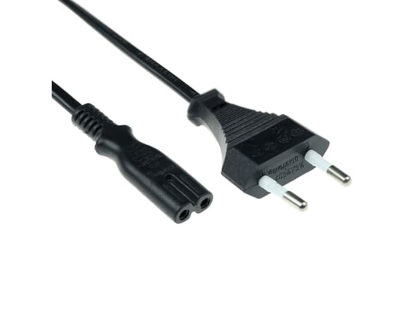 ACT AK5242 strömkablar Svart 3 m CEE7/16 C7 coupler