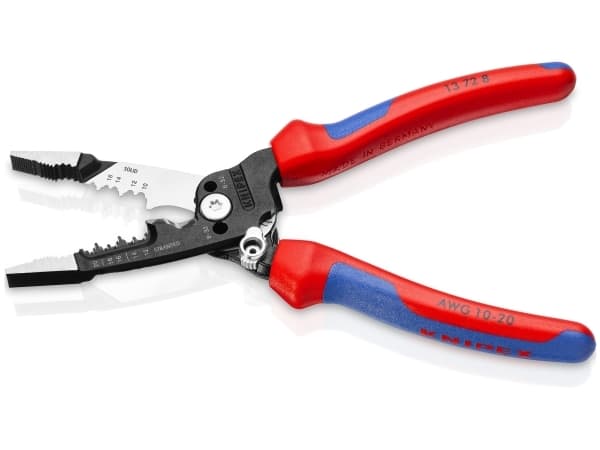 Monikäyttöiset sähköasentajan pihdit KNIPEX 13728