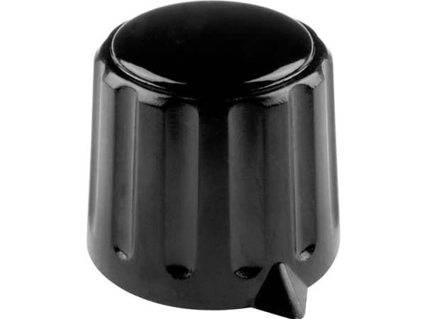 Mentor 4312.6133 Nuppi Musta (Ø x K) 28 mm x 18,5 mm 1 kpl 1 kpl