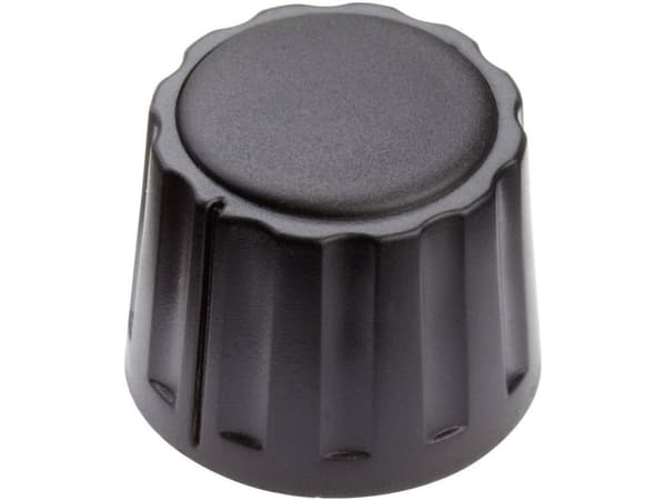 Mentor 4332.4000 Nuppi Musta (Ø x K) 20 mm x 15 mm 1 kpl 1 kpl