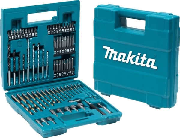 Sett med spiralbits og bor MAKITA B-49373 75 stk.