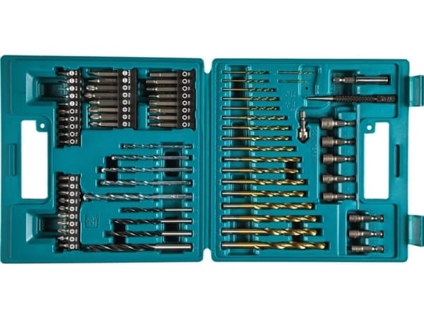 Sett med spiralbits og bor MAKITA B-49373 75 stk.