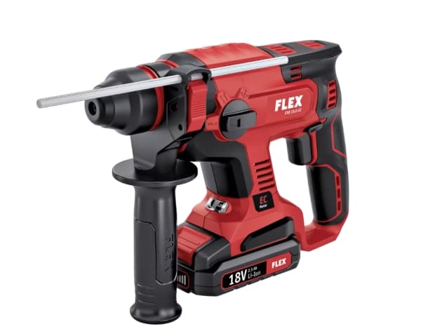 Flex CHE 18.0-EC, SDS Plus, Sort, Rød, Børsteløs motor, 1,8 cm, 1400 RPM, 4500 RPM