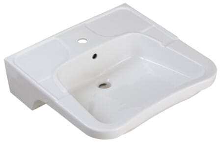 IFØ Hospitalsvask 60x58 cm med god plads under vasken. For boltemontering.
