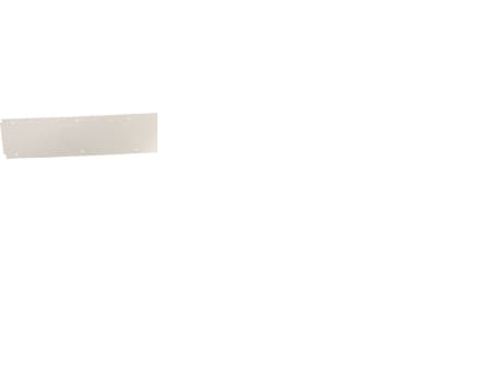 CUBIC Skilleplade sprosse, 10 x 1 modul, uden tilbehør