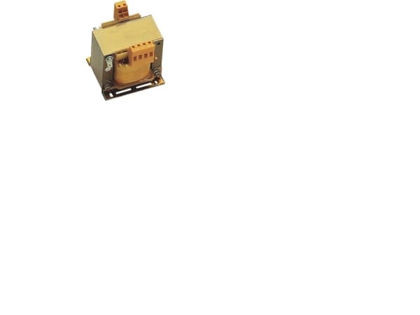 NORATEL Säkerhetstransformator, primär 380 - 400 - 415 - 440V, sekundär 24V, 110VA, 47-63Hz, LxBxH 84 x 74 x 93 mm, IP00