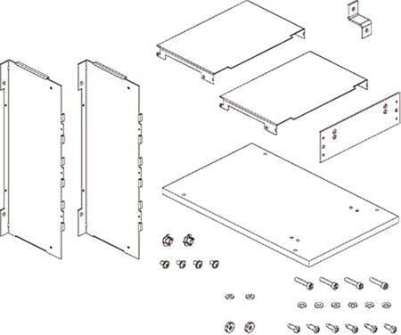 CUBIC Mittariläpivienti MF täydellinen, tulppamittarille, 2 x 3, ei sisällä mittaripistoketta, ei sisällä mittaripistokkeen suojusta