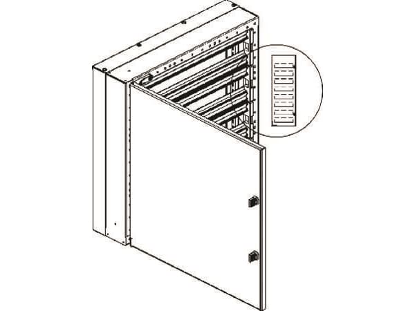 CUBIC Jakelukortti CU-mini 2x3 moduulia, 64 DIN-moduulia 380x572x165mm