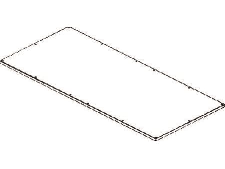CUBIC Dæksel, 4 x 9 modul, 758 x 1718 mm BxH
