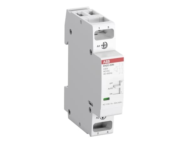 ABB EN20-20N-06, Kontaktor, Grå, IP20, Vekselstrøm, 18 mm, 65 mm