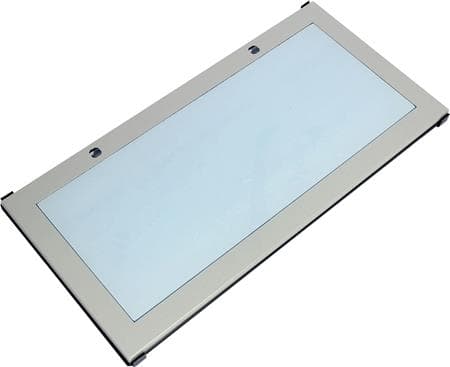 CUBIC Låge med rude 2 x 4 modul, 374 x 758 mm BxH