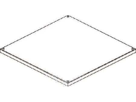CUBIC Dæksel, 3 x 3 modul, 566 x 566 mm (BxH)