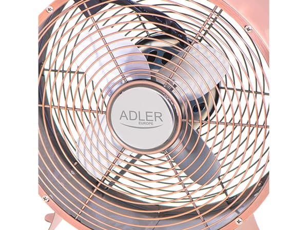 Adler AD 7324, Husholdningsvifte, Rosa, Bord, Metall, 53 dB, 26,2 cm