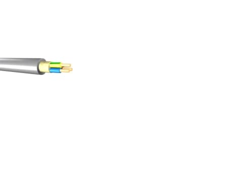 FIX-PRO asennuskaapeli, halogeenifri 3G1,5 mm² LET HF grå 300/500V rengas 100m kabeldiameter 6,8 mm - (100 meter)