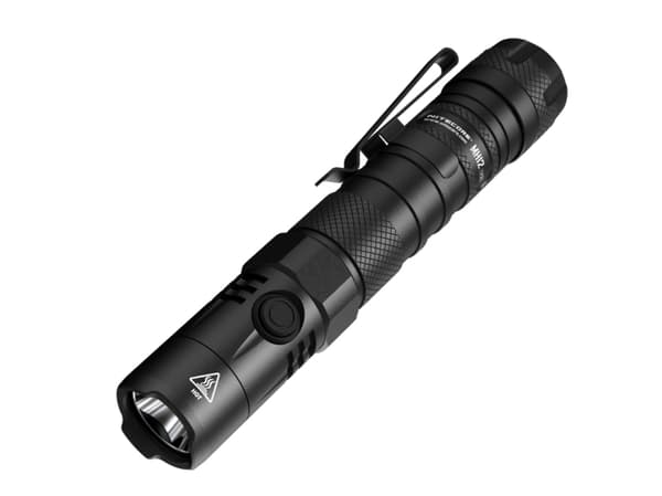Nitecore MH12 V2, Käsikokoinen taskulamppu, Musta, Alumiini, Painikkeet, 2 m, 1 m