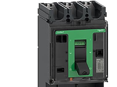 SCHNEIDER ELECTRIC Maksimalafbryder uden strømrelæ, ComPacT NSX400F, 36 kA ved 415 VAC 50/60 Hz, 400 A, 3 poler